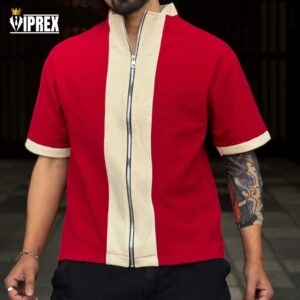 Men's Zipper Polo