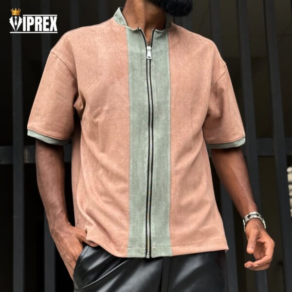 Men's Zipper Polo